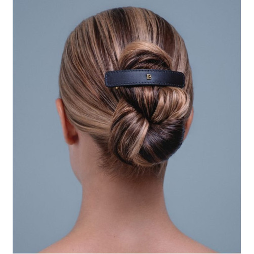 Balmain lasna sponka Barrette Leather Cosmic Sapphire Balmain lasna sponka Barrette Leather Cosmic Sapphire