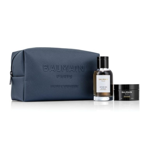 Balmain kozmetična torbica Homme set Cosmic Sapphire
