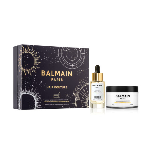 Set za poškodovane lase Balmain Limited Edition Overnight Repair Care Set