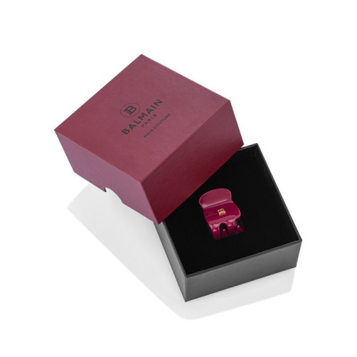 Balmain lasna sponka Clip Velvet Burguny XS Balmain lasna sponka Clip Velvet Burguny XS