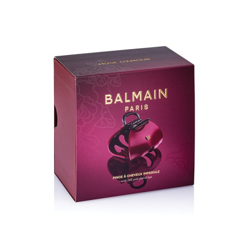Balmain lasna sponka Clip Imperiale Velvet Burgundy